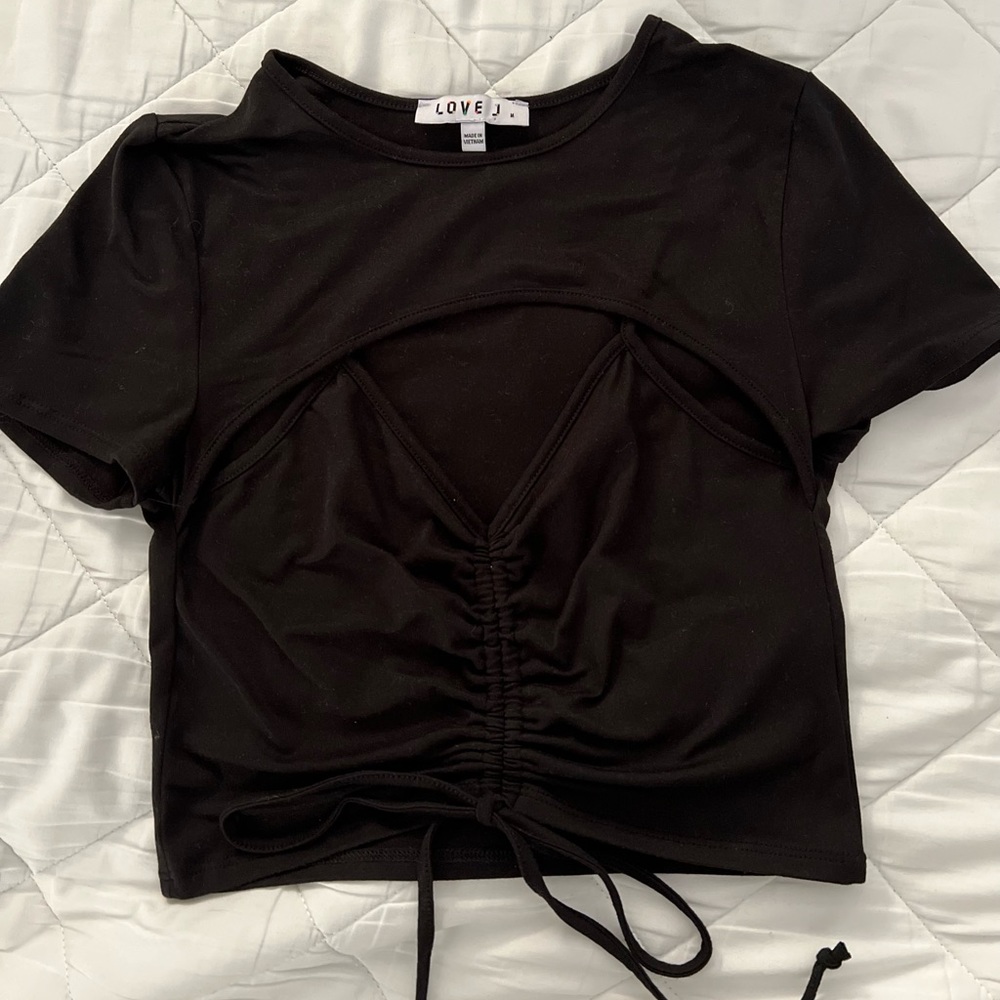 Black Crop Top